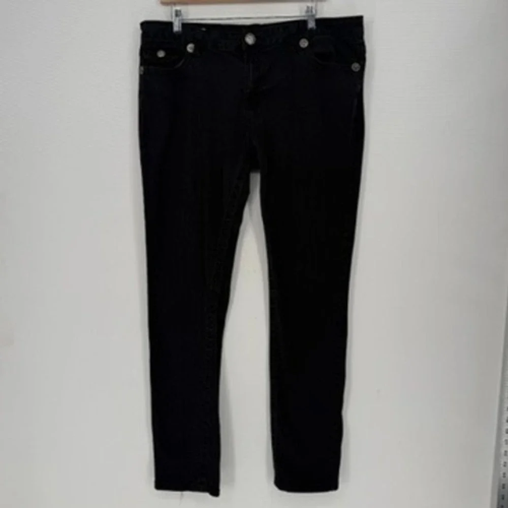 True Religion Johnny Super Pants Mens 38 Black Vintage Goth Grunge Punk Skater